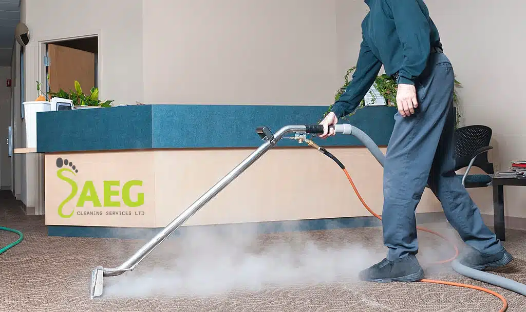 Carpet Cleaning with hot Water-AEG Cleaning Services